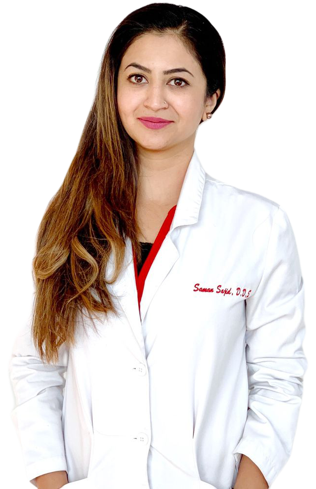 Dr. Saman Sajid, DDS — lead dentist at Santa Clara Family Dental