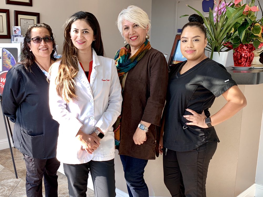 Dr. Saman Sajid and the Santa Clara Family Dental team